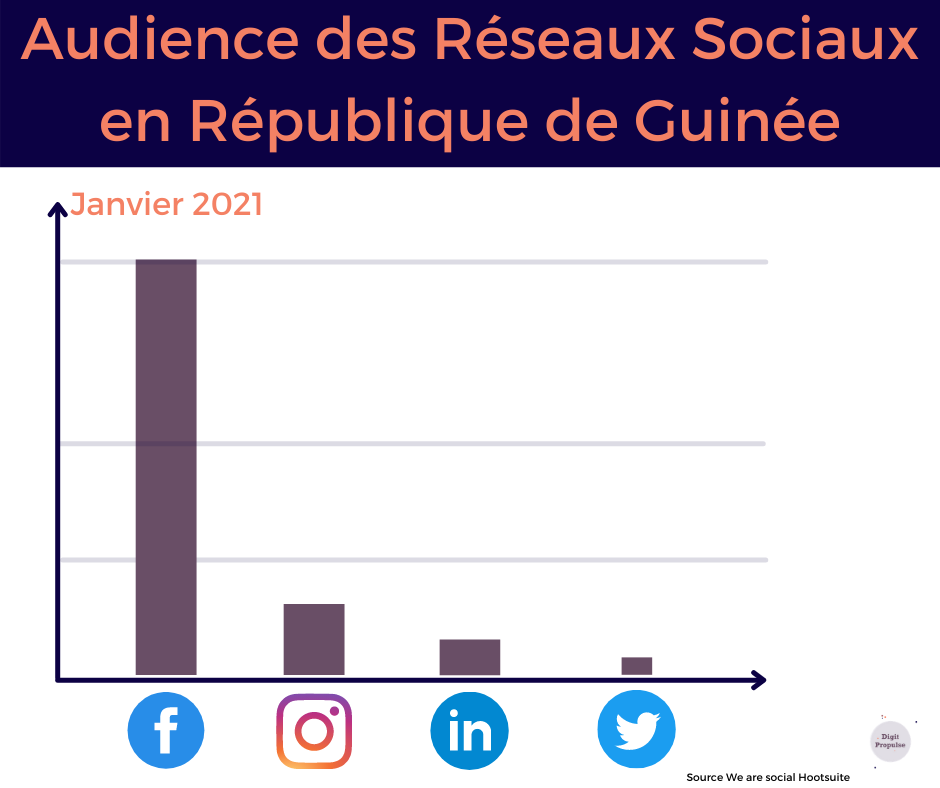 Réseaux sociaux en Guinée - Digit Propulse